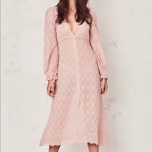 NWOT LoveShackFancy midi dress